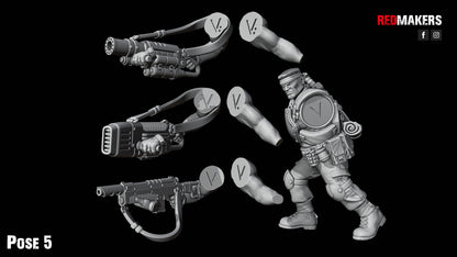 Jungle Fighters-Squad of the Imperial Force (10-Unit Kit or Single Model) by RedMakers
