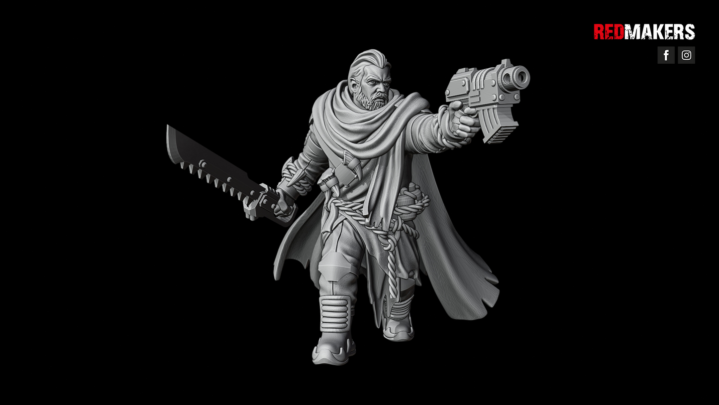 Desert Raiders- Command Squad- Imperial Force (4-Unit Kit or Single Model) by RedMakers