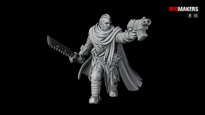 Desert Raiders- Command Squad- Imperial Force (4-Unit Kit or Single Model) by RedMakers