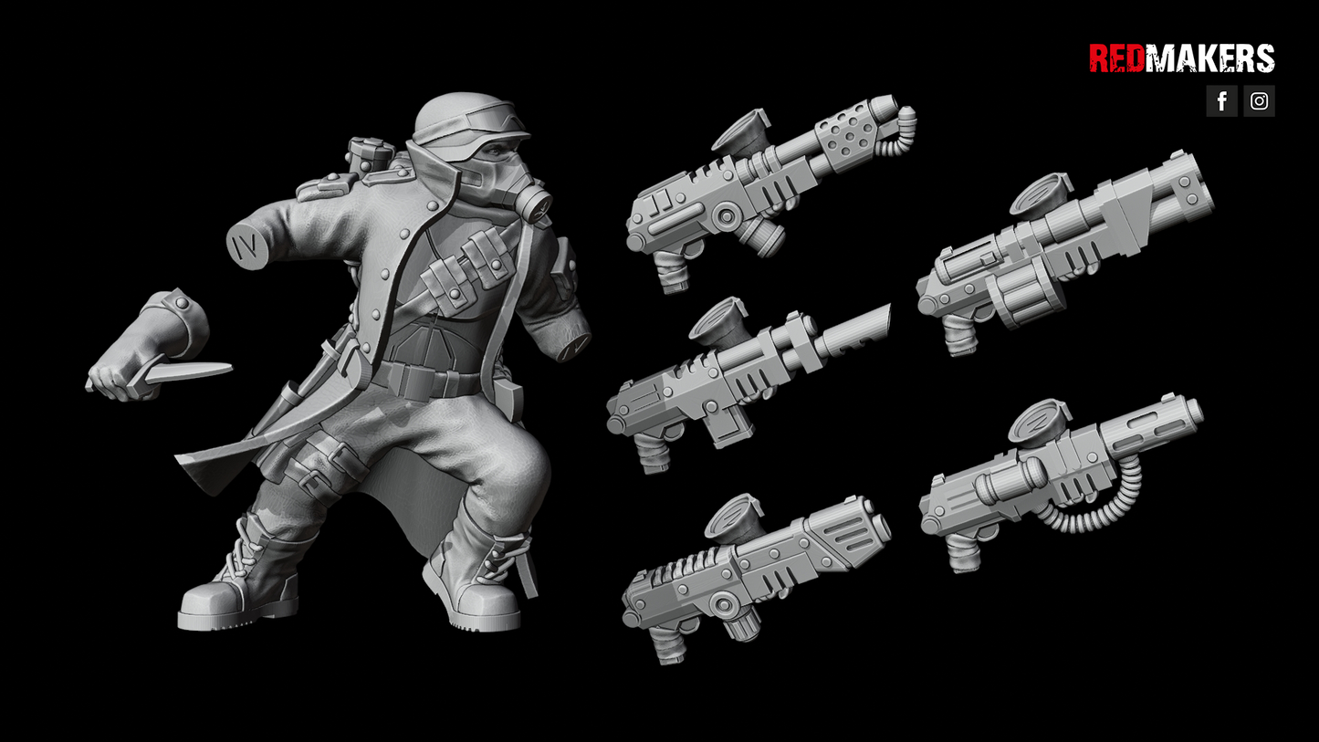 Steel Guard-Squad of the Imperial Force (10-Unit Kit or Single Model) by RedMakers
