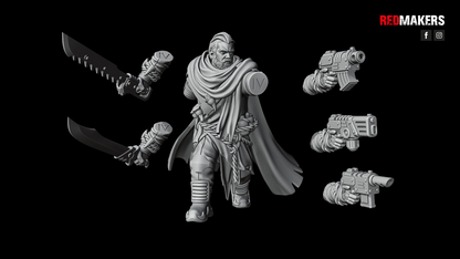 Desert Raiders- Command Squad- Imperial Force (4-Unit Kit or Single Model) by RedMakers