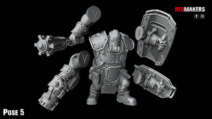 Abhuman Giants in Heavy Armor (5-Unit Kit or Single Model) by RedMakers