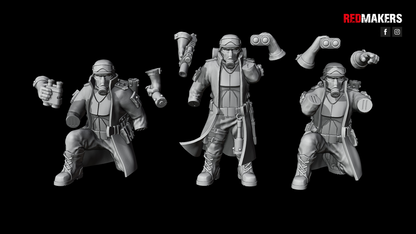 Steel Guard-Heavy Weapons Team (10-Unit Kit or Single Model) by RedMakers