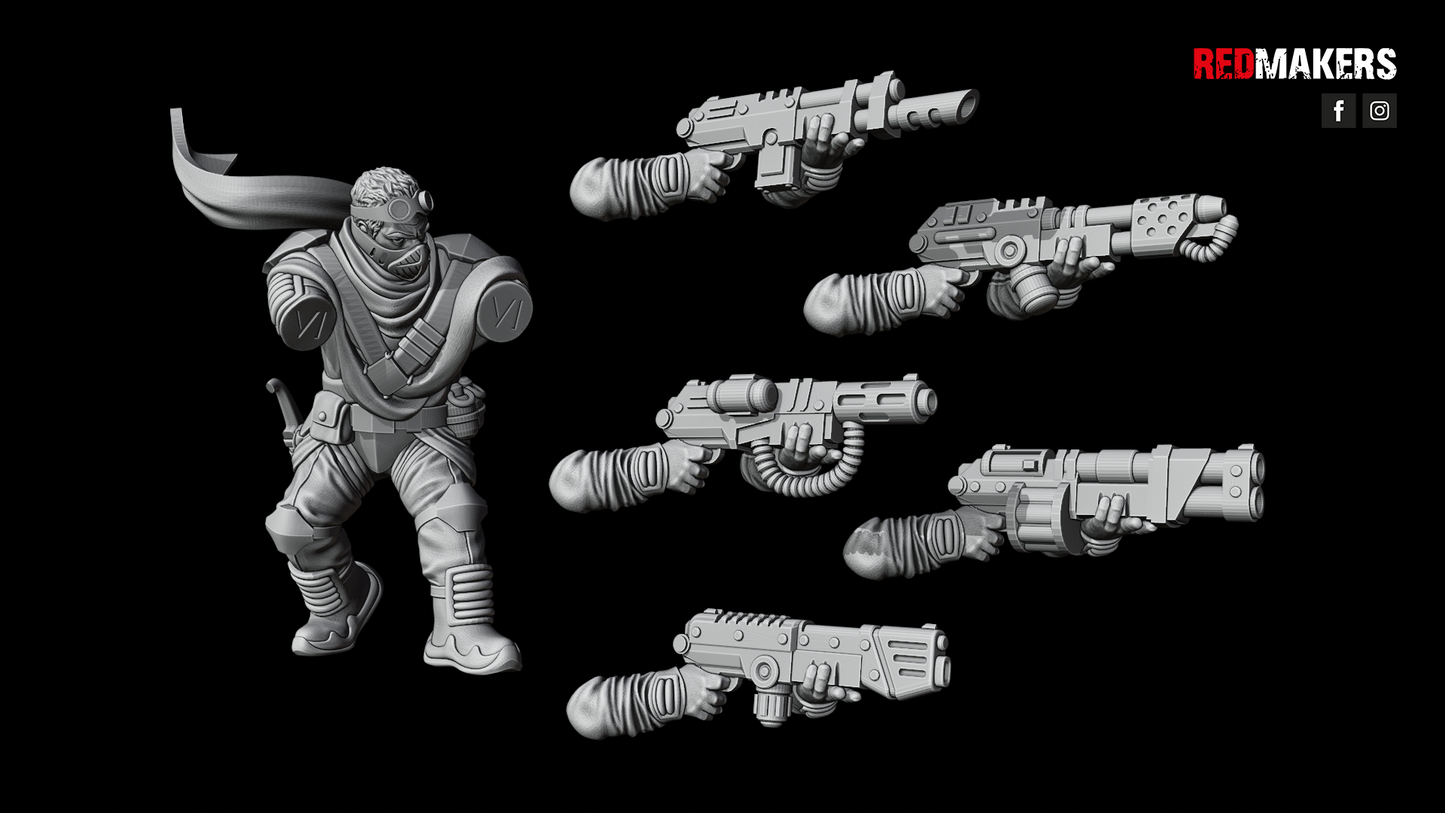 Desert Raiders-Squad of the Imperial Force (10-Unit Kit or Single Model) by RedMakers