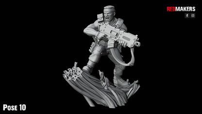 Jungle Fighters-Squad of the Imperial Force (10-Unit Kit or Single Model) by RedMakers