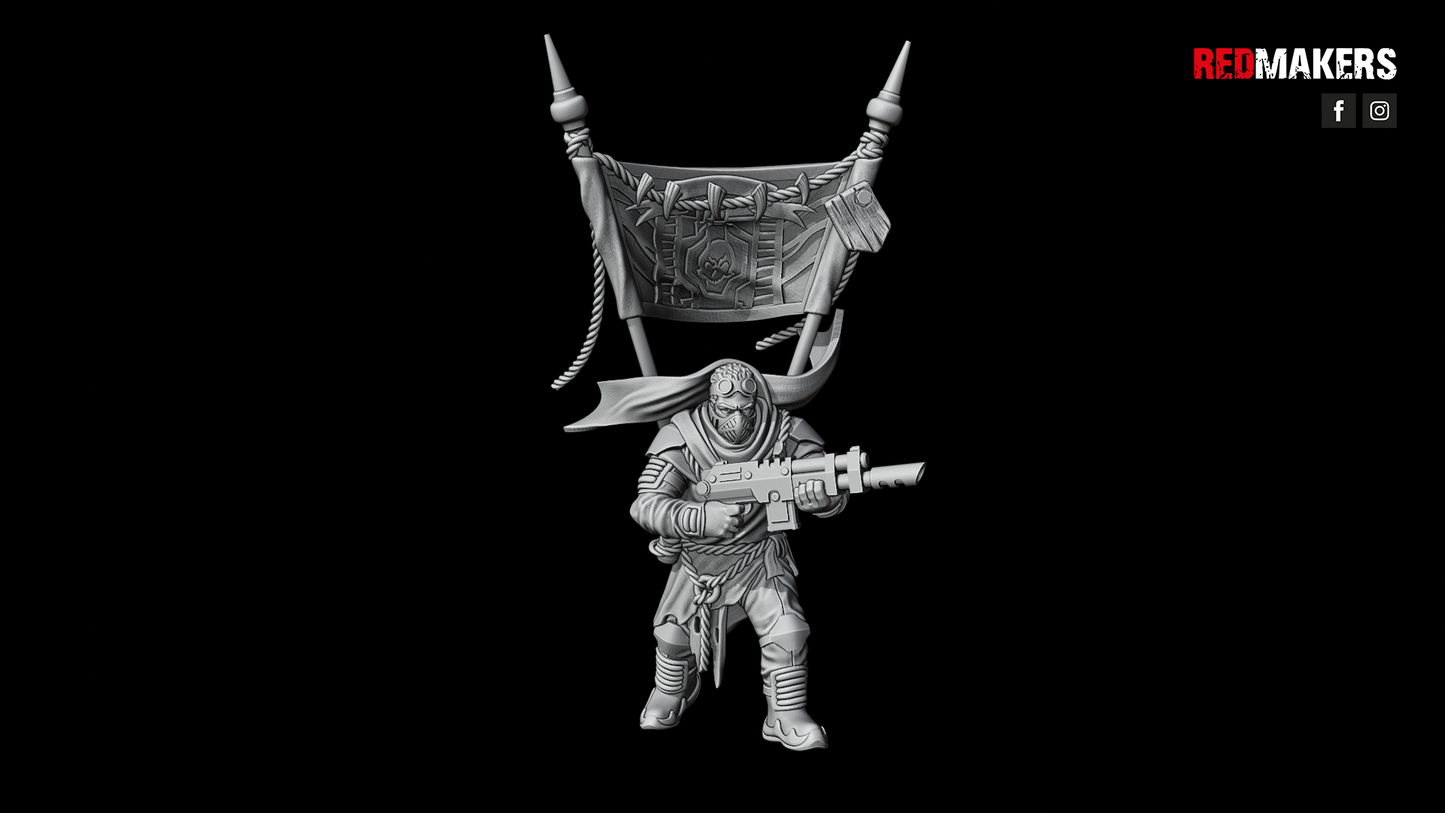 Desert Raiders- Command Squad- Imperial Force (4-Unit Kit or Single Model) by RedMakers