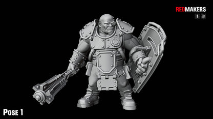 Abhuman Giants in Heavy Armor (5-Unit Kit or Single Model) by RedMakers
