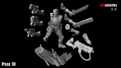 Jungle Fighters-Squad of the Imperial Force (10-Unit Kit or Single Model) by RedMakers