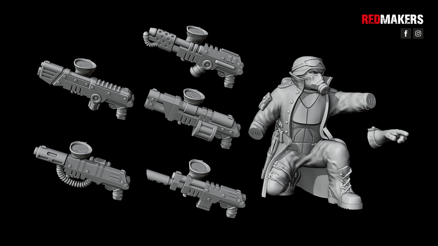 Steel Guard-Squad of the Imperial Force (10-Unit Kit or Single Model) by RedMakers