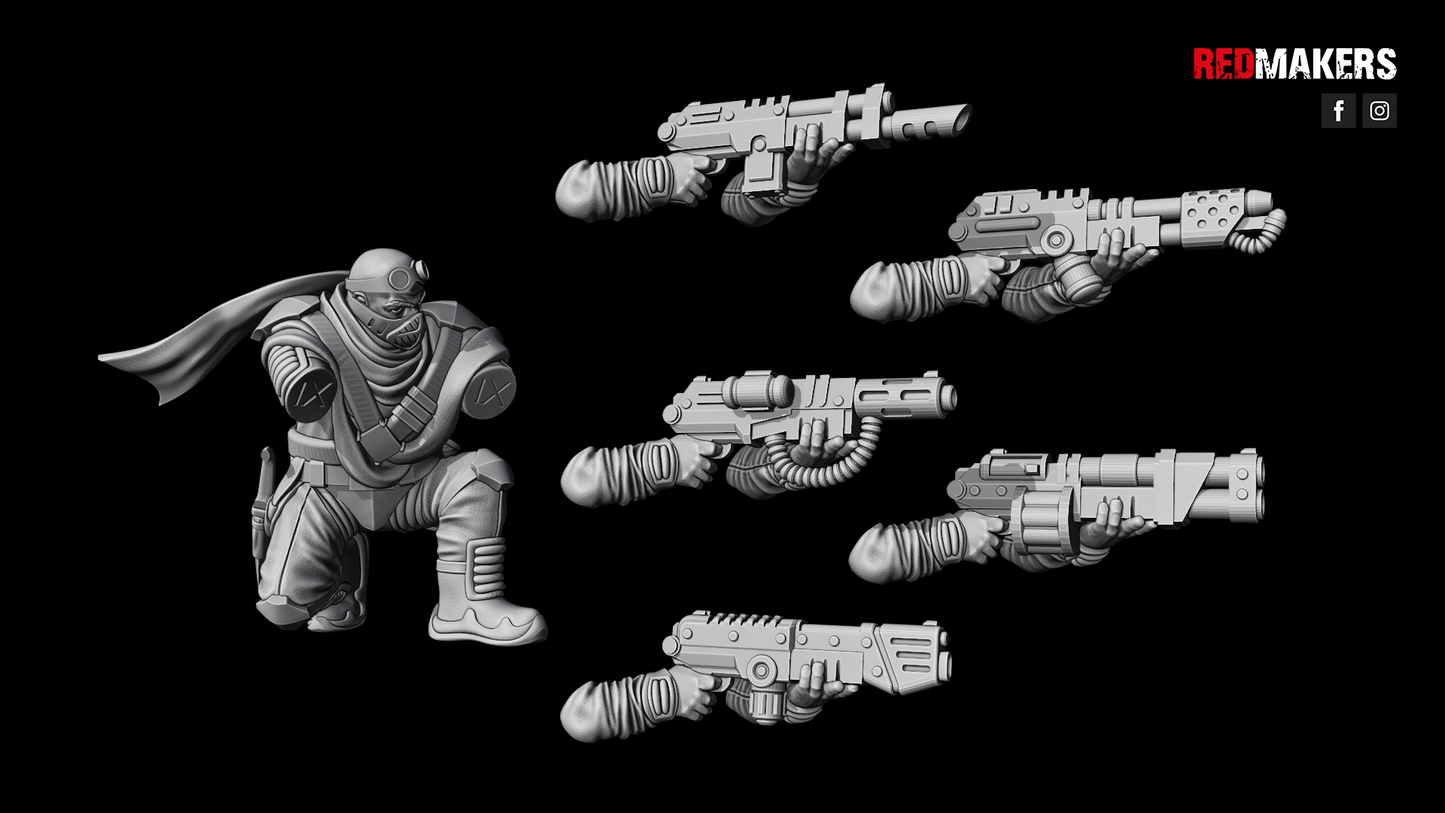 Desert Raiders-Squad of the Imperial Force (10-Unit Kit or Single Model) by RedMakers