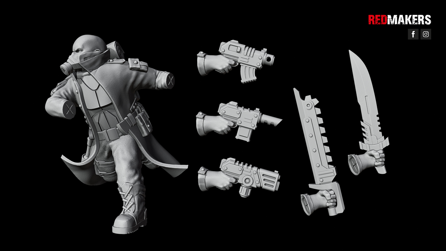 Steel Guard-Squad of the Imperial Force (10-Unit Kit or Single Model) by RedMakers