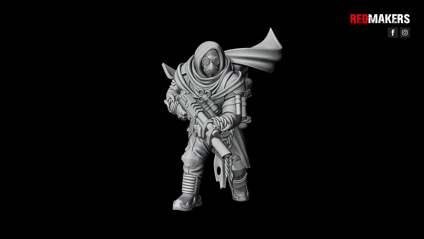 Desert Raiders- Command Squad- Imperial Force (4-Unit Kit or Single Model) by RedMakers