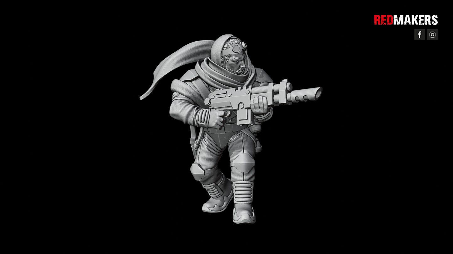 Desert Raiders-Squad of the Imperial Force (10-Unit Kit or Single Model) by RedMakers