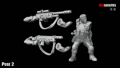 Jungle Fighters-Squad of the Imperial Force (10-Unit Kit or Single Model) by RedMakers