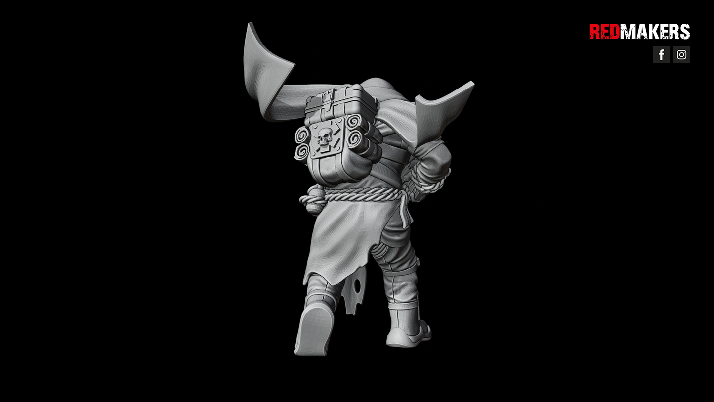 Desert Raiders- Command Squad- Imperial Force (4-Unit Kit or Single Model) by RedMakers