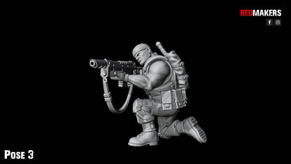 Jungle Fighters-Squad of the Imperial Force (10-Unit Kit or Single Model) by RedMakers