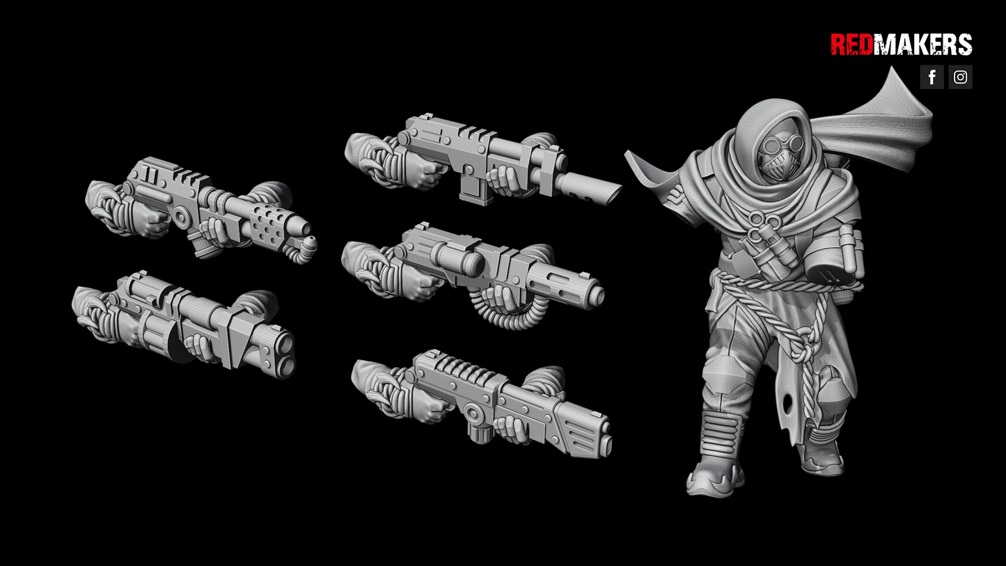 Desert Raiders- Command Squad- Imperial Force (4-Unit Kit or Single Model) by RedMakers