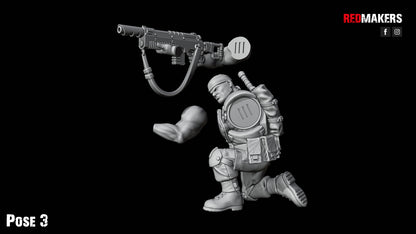 Jungle Fighters-Squad of the Imperial Force (10-Unit Kit or Single Model) by RedMakers