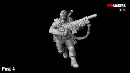 Jungle Fighters-Squad of the Imperial Force (10-Unit Kit or Single Model) by RedMakers