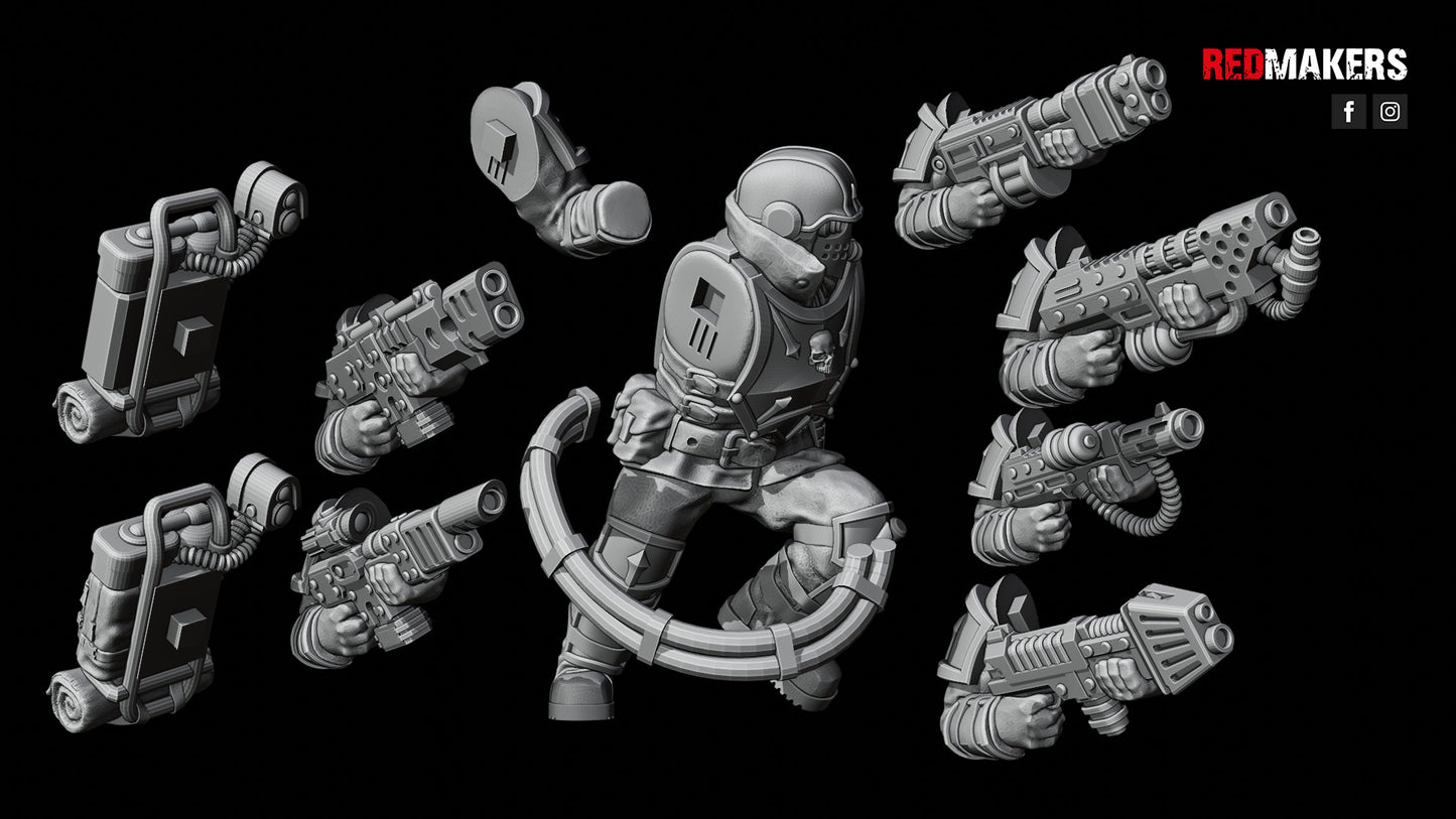 Elite Squad of the Imperial Force (10-Unit Kit or Single Model) by RedMakers