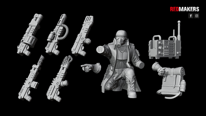 Steel Guard-Command Squad (4-Unit Kit or Single Model) by RedMakers