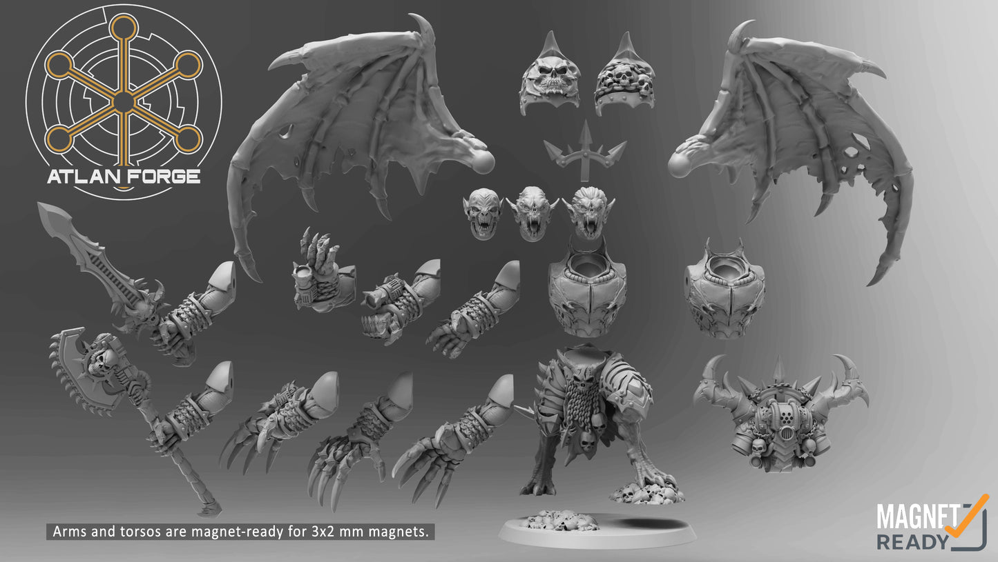 Vampire Overlord (Wings OR Backpack Options) by Atlan Forge