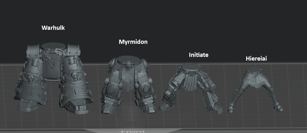 Minoan Warhulks (3-Unit Set) by Atlan Forge