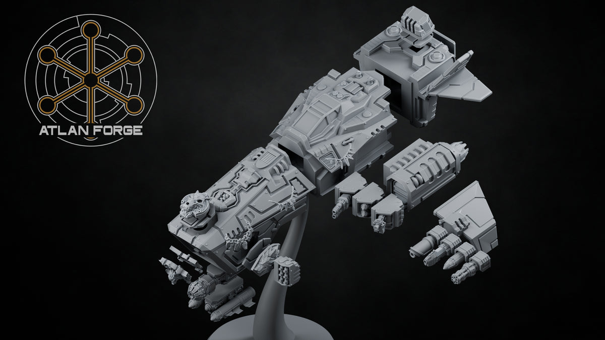 Mustang Transport Gunship (All Options Included) by Atlan Forge