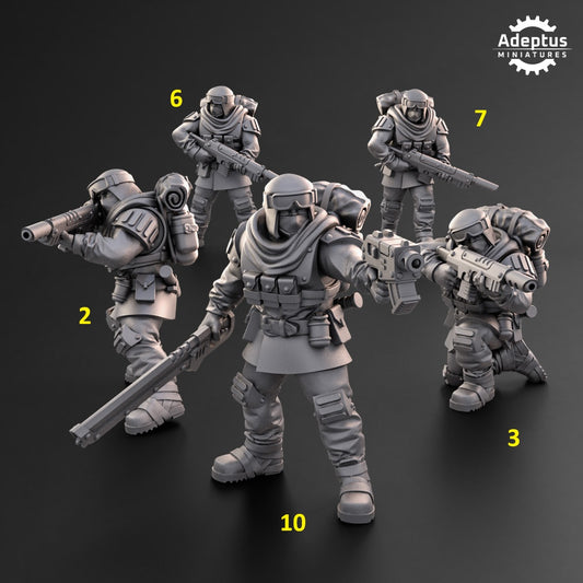 Khaleeth Regiment-Squad (10-Unit Kit or Single Model) by Adeptus Miniatures