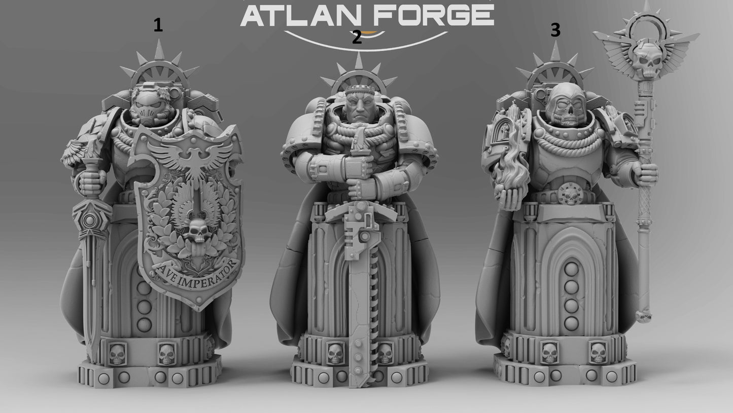 Atlan Statues (3-Unit or Single Unit) by Atlan Forge