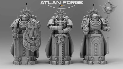 Atlan Statues (3-Unit or Single Unit) by Atlan Forge