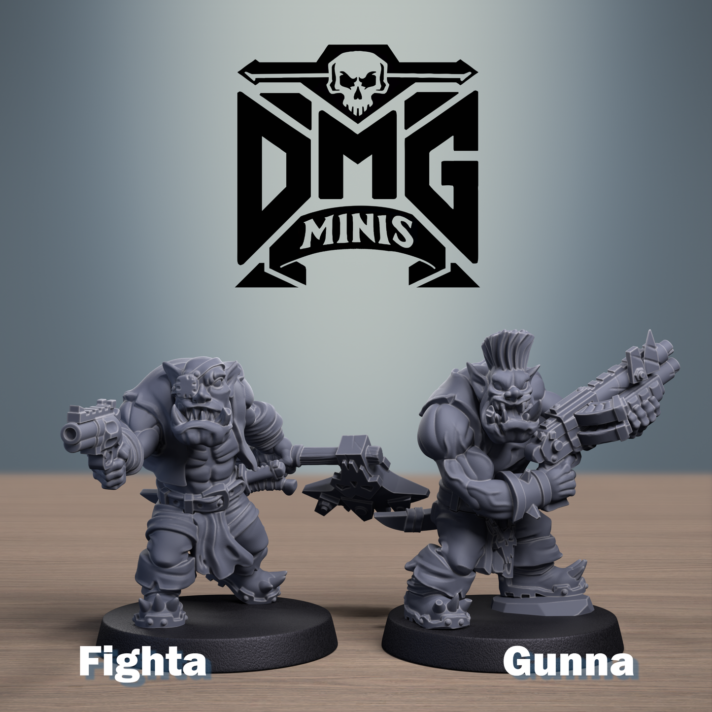 AAAArg Ourk Beastly Boyz Squad (10-Unit Set) by DMG Minis