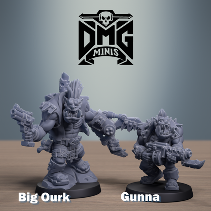 AAAArg Ourk Beastly Boyz Squad (10-Unit Set) by DMG Minis