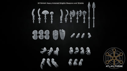 Aegyptian Melee Weapons (Knight and Goliath Scaled Options)- Customizable by Atlan Forge