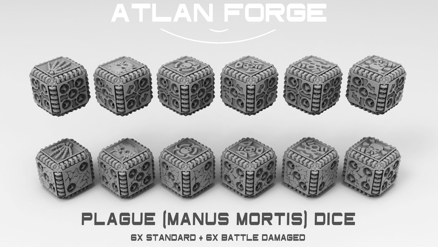 Dice Sets (Regular and Battle-Damaged) by Atlan Forge