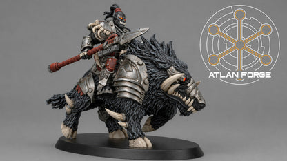 Grokk Warboar Riders (4-Unit Set with Options) by Atlan Forge