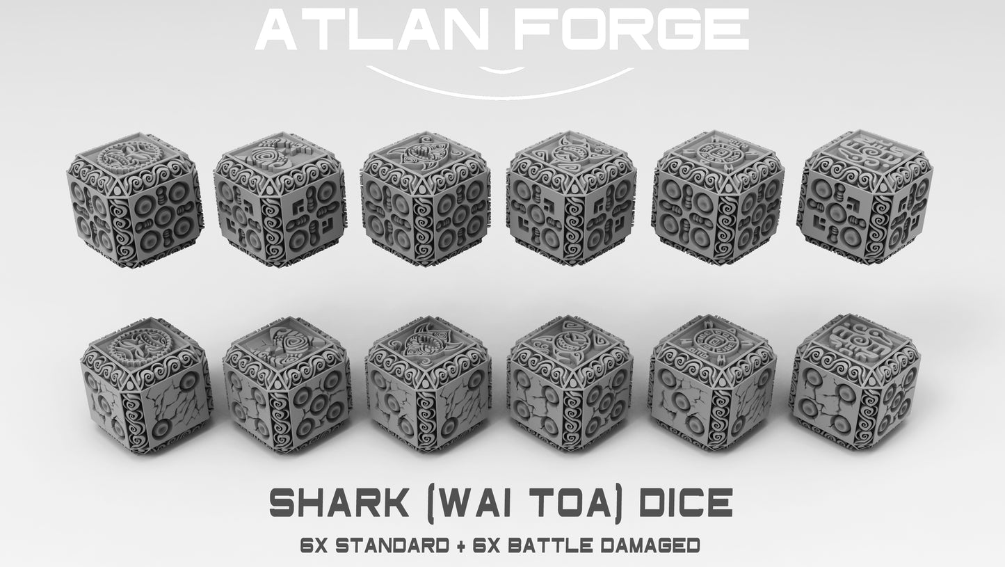 Dice Sets (Regular and Battle-Damaged) by Atlan Forge