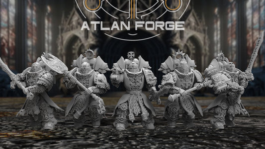 Templar Paladins (5-Unit Set) by Atlan Forge