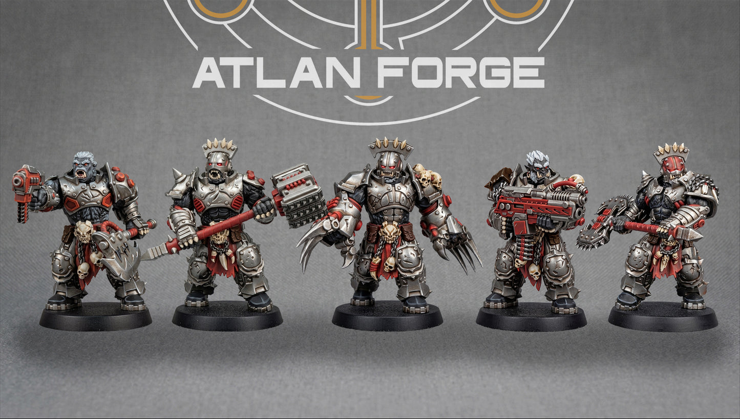 Grokk Warborn (5-Unit Set) by Atlan Forge
