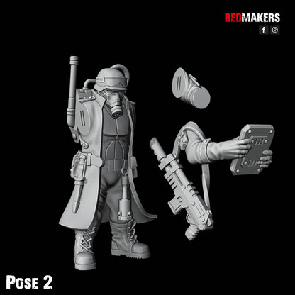 Steel Guard-Artillery Crew (5-Unit Kit or Single Model) by RedMakers
