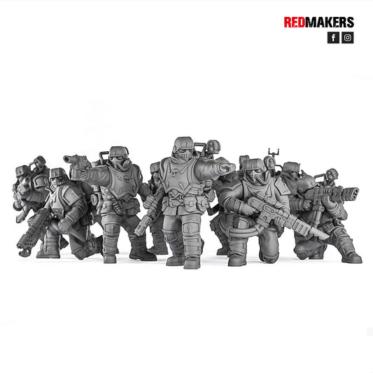 Elite Squad of the Imperial Force (10-Unit Kit or Single Model) by RedMakers
