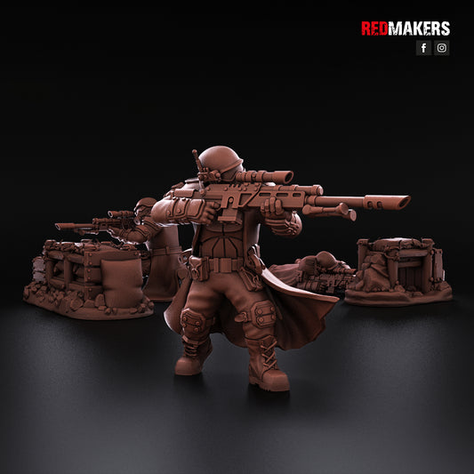 Steel Guard-Snipers (3-Unit Kit or Single Model) by RedMakers