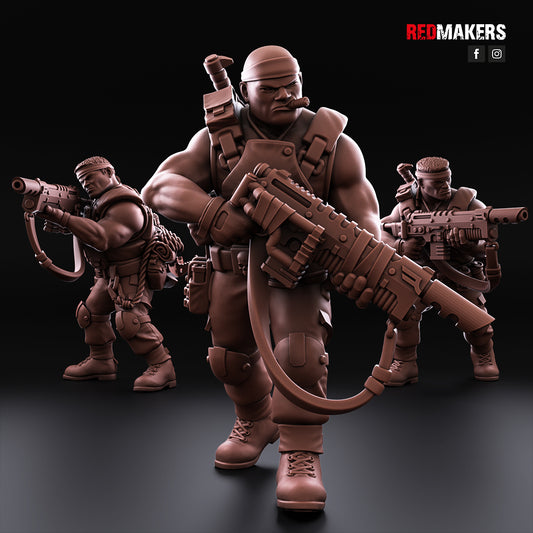 Jungle Fighters-Squad of the Imperial Force (10-Unit Kit or Single Model) by RedMakers