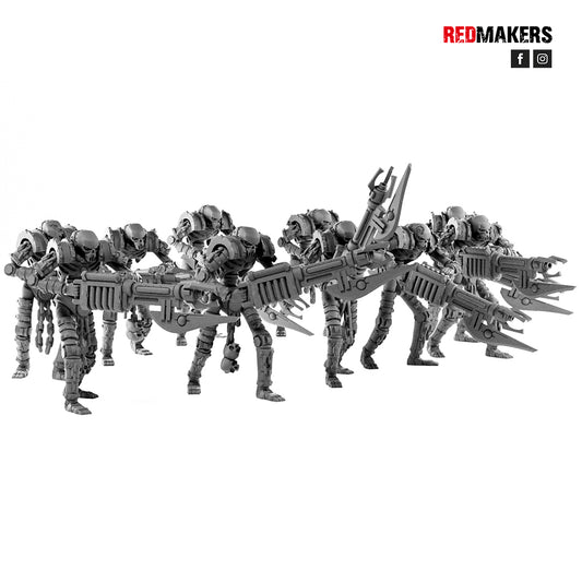 Robotic Warriors from the Tomb World (10-Unit Kit or Single Model) by RedMakers