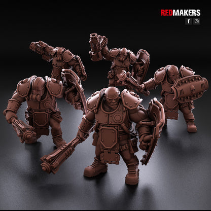 Abhuman Giants in Heavy Armor (5-Unit Kit or Single Model) by RedMakers