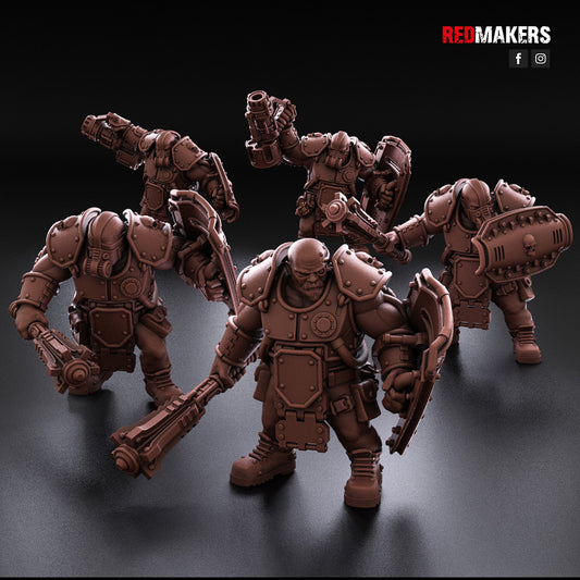 Abhuman Giants in Heavy Armor (5-Unit Kit or Single Model) by RedMakers