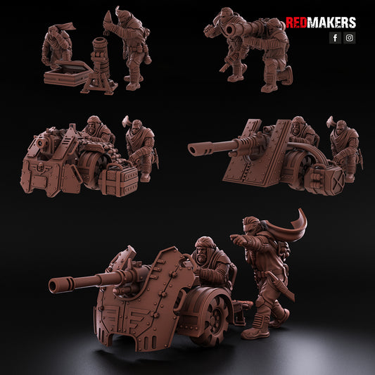 Desert Raiders-Heavy Support Squad of the Imperial Force (10-Unit Kit or Single Model) by RedMakers
