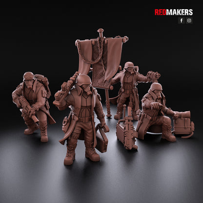 Steel Guard-Command Squad (4-Unit Kit or Single Model) by RedMakers
