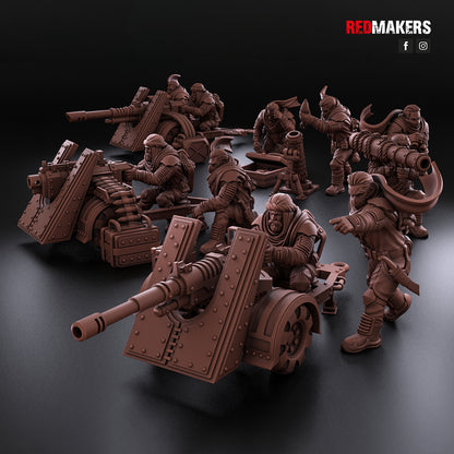 Desert Raiders-Heavy Support Squad of the Imperial Force (10-Unit Kit or Single Model) by RedMakers