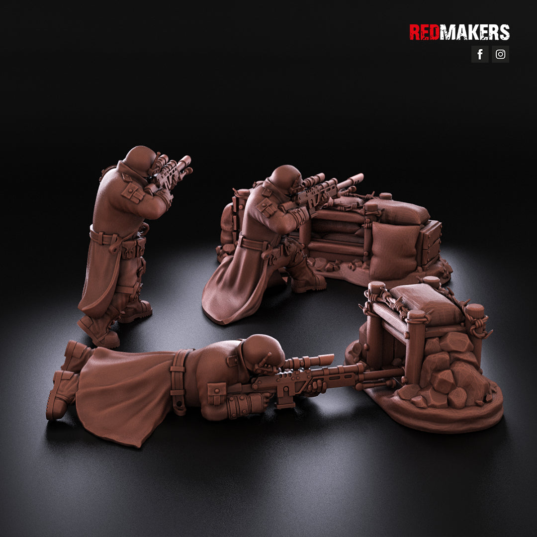 Steel Guard-Snipers (3-Unit Kit or Single Model) by RedMakers